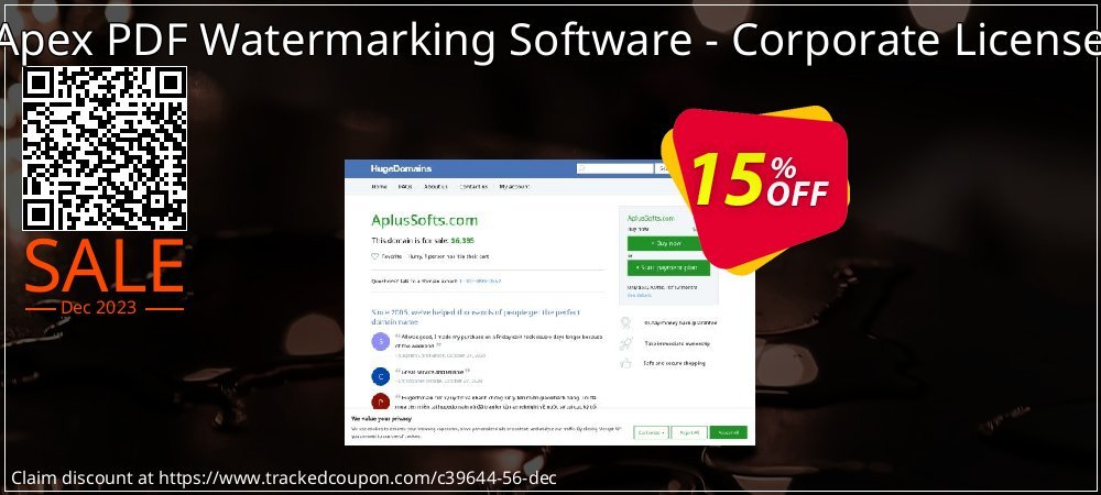 Apex PDF Watermarking Software - Corporate License coupon on World Party Day discount