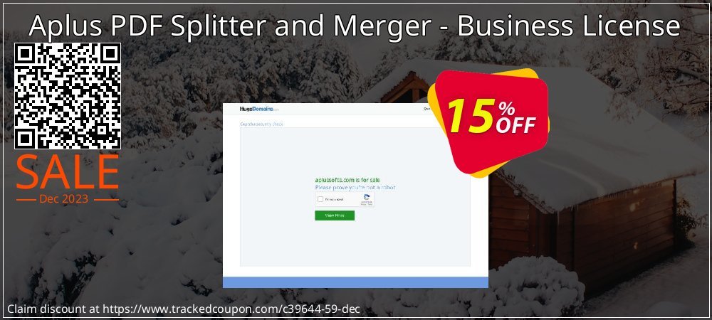 Aplus PDF Splitter and Merger - Business License coupon on World Smile Day discount