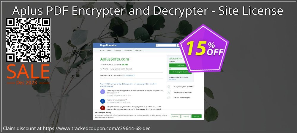 Aplus PDF Encrypter and Decrypter - Site License coupon on National Cleanup Day offer
