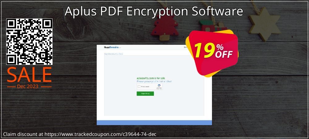 Aplus PDF Encryption Software coupon on Lazy Mom's Day promotions