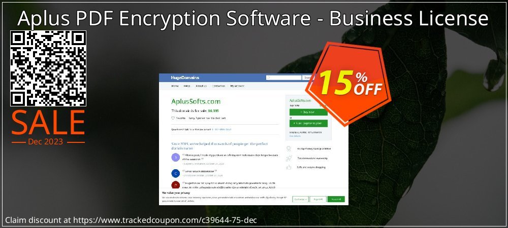 Aplus PDF Encryption Software - Business License coupon on Christmas Eve discount
