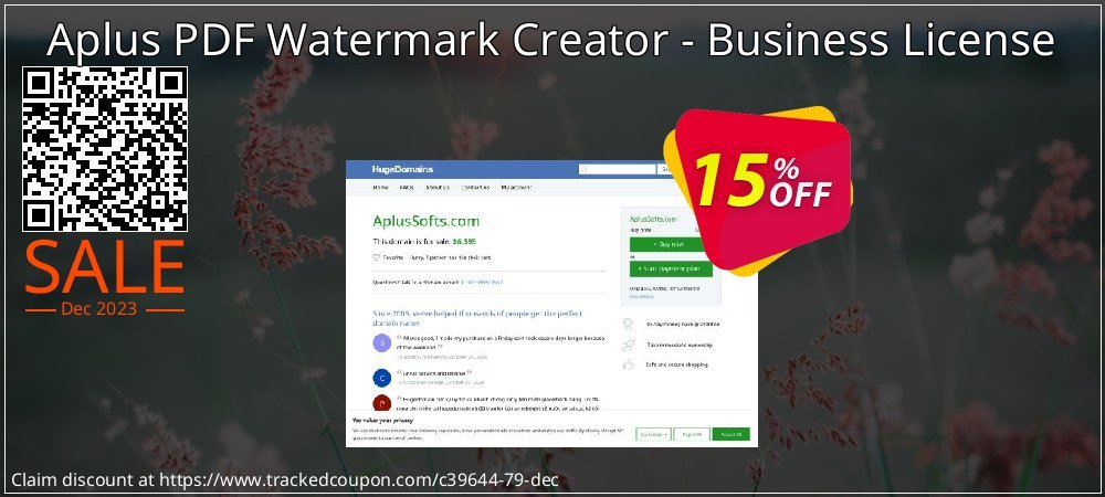 Aplus PDF Watermark Creator - Business License coupon on American Chess Day offering discount