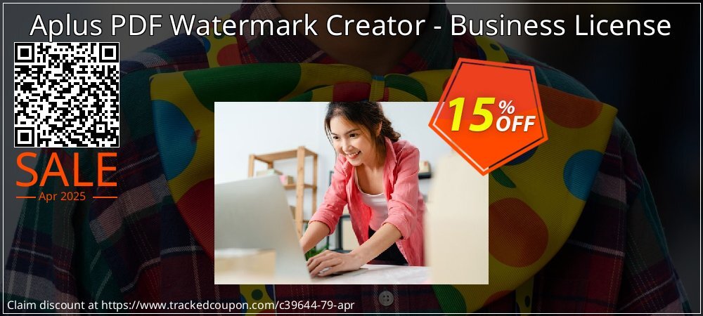 Aplus PDF Watermark Creator - Business License coupon on National Smile Day sales