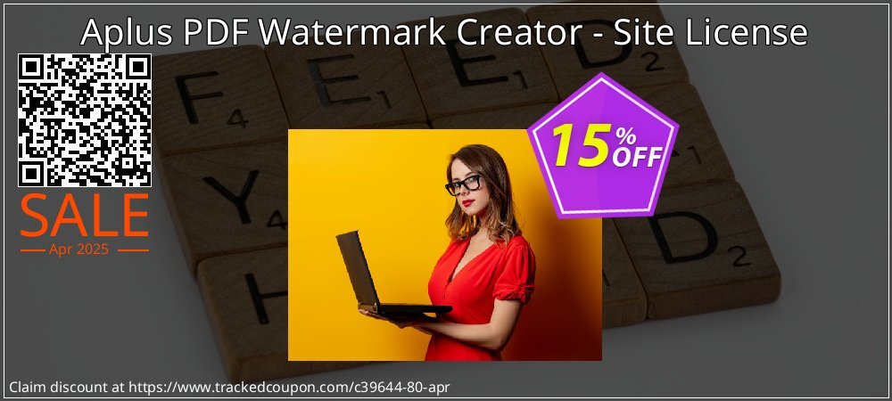 Aplus PDF Watermark Creator - Site License coupon on World Backup Day promotions