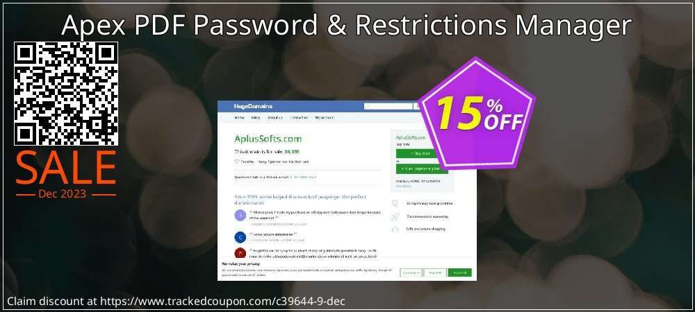Apex PDF Password & Restrictions Manager coupon on World Password Day offer
