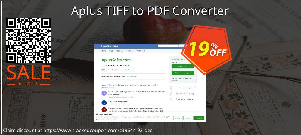 Aplus TIFF to PDF Converter coupon on World Smile Day sales