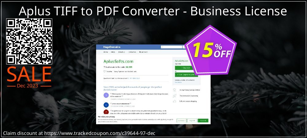 Aplus TIFF to PDF Converter - Business License coupon on World Hello Day super sale