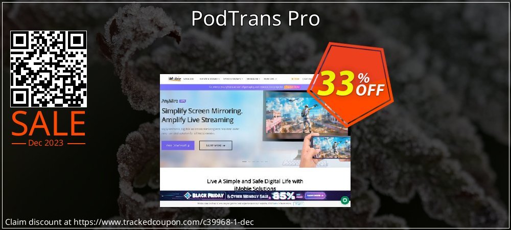 PodTrans Pro coupon on American Independence Day offering sales