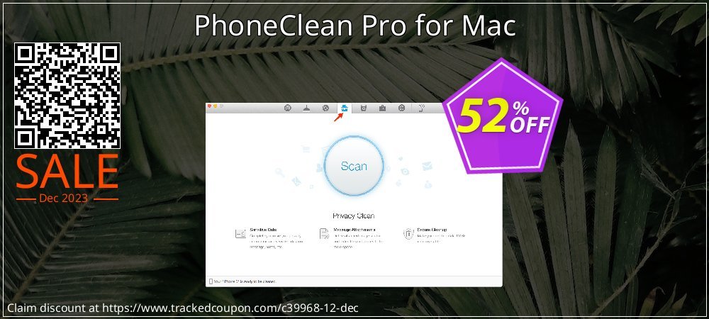 PhoneClean Pro for Mac coupon on American Football Day offer