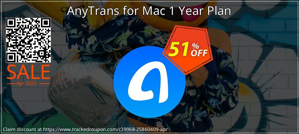 AnyTrans for Mac 1 Year Plan coupon on World Password Day sales