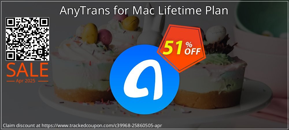 AnyTrans for Mac Lifetime Plan coupon on National Walking Day offering sales