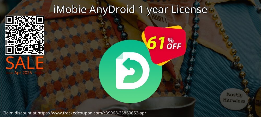 iMobie AnyDroid 1 year License coupon on April Fools' Day promotions