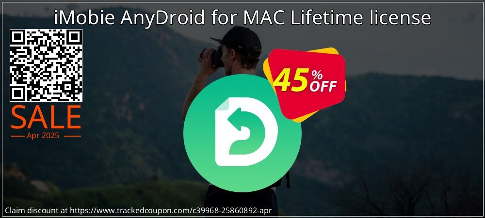 iMobie AnyDroid for MAC Lifetime license coupon on April Fools' Day offering sales