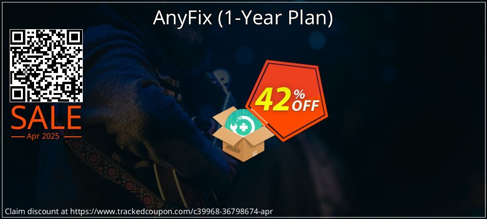 AnyFix - 1-Year Plan  coupon on April Fools' Day offering sales