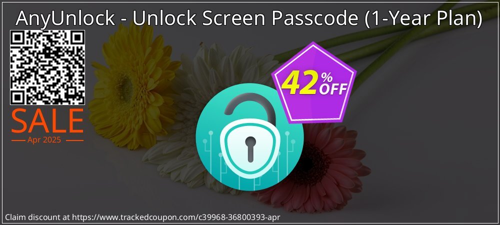 AnyUnlock - Unlock Screen Passcode - 1-Year Plan  coupon on National Pizza Party Day discounts