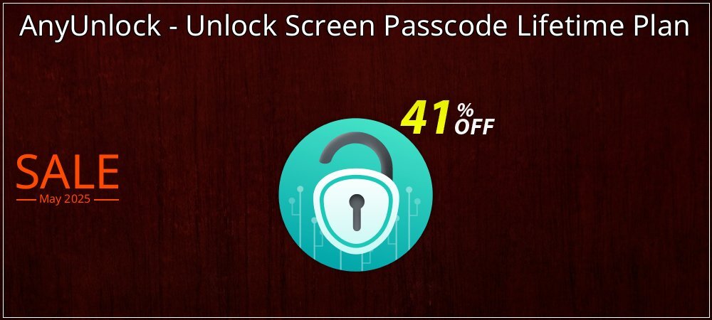 AnyUnlock - Unlock Screen Passcode Lifetime Plan coupon on World Backup Day deals