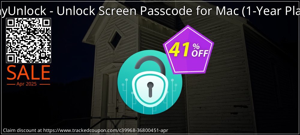 AnyUnlock - Unlock Screen Passcode for Mac - 1-Year Plan  coupon on Palm Sunday sales