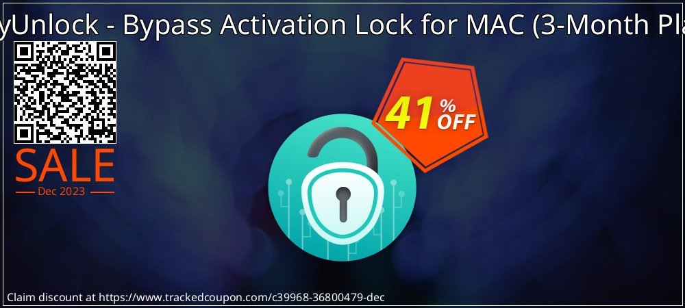 AnyUnlock - Bypass Activation Lock for MAC - 3-Month Plan  coupon on World Password Day discount