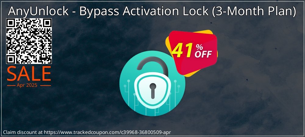 AnyUnlock - Bypass Activation Lock - 3-Month Plan  coupon on World Password Day super sale