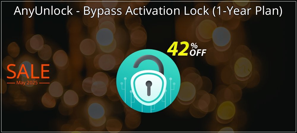 AnyUnlock - Bypass Activation Lock - 1-Year Plan  coupon on Lazy Mom's Day sales