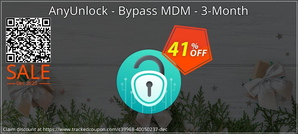 AnyUnlock - Bypass MDM - 3-Month coupon on April Fools Day discount