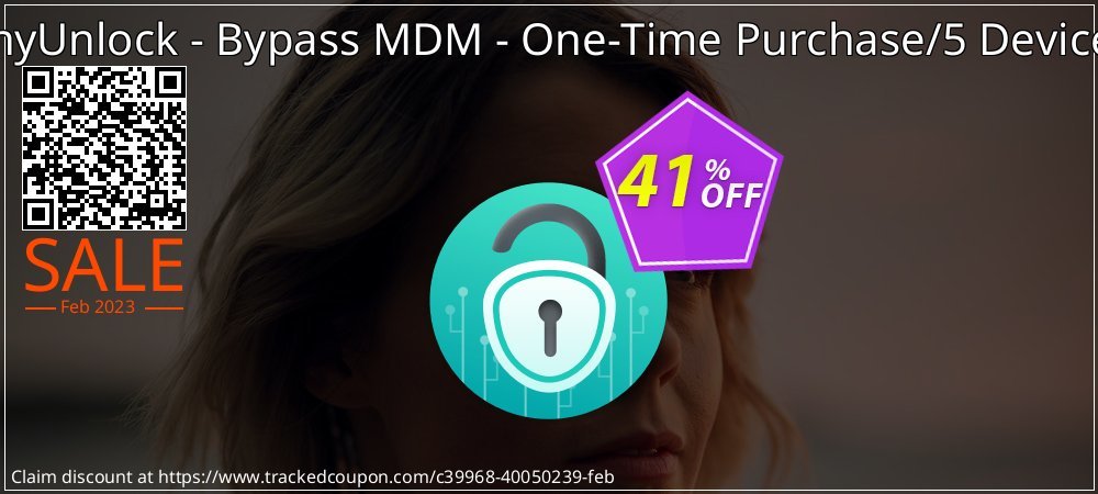 AnyUnlock - Bypass MDM - One-Time Purchase/5 Devices coupon on New Year's Day offering sales