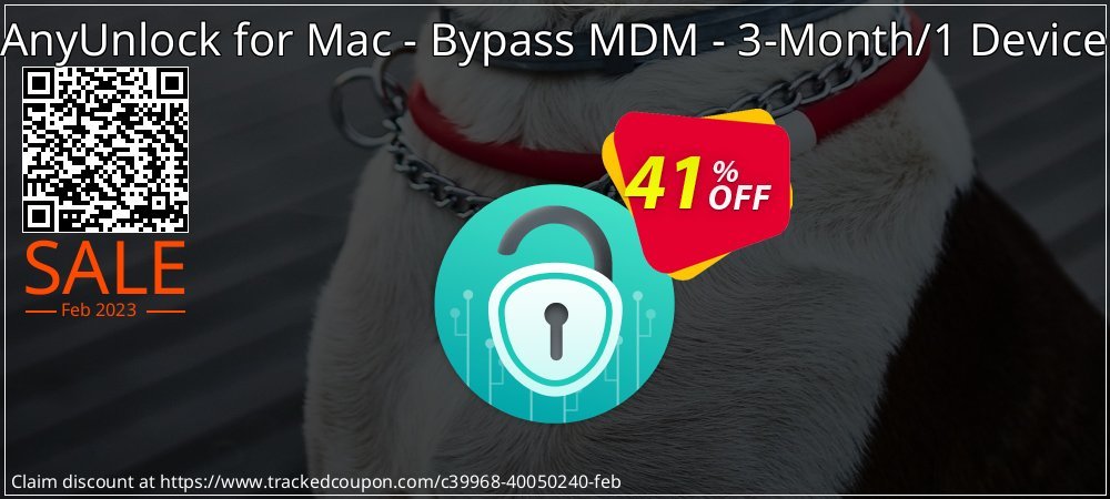 AnyUnlock for Mac - Bypass MDM - 3-Month coupon on National Walking Day discounts