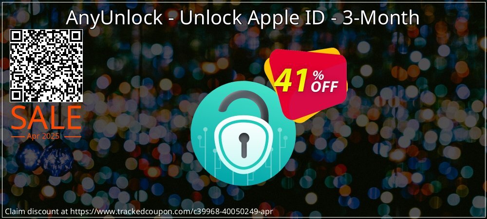 AnyUnlock - Unlock Apple ID - 3-Month coupon on Tell a Lie Day discounts