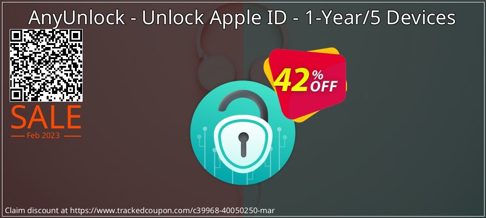 AnyUnlock - Unlock Apple ID - 1-Year/5 Devices coupon on New Year's Day discounts