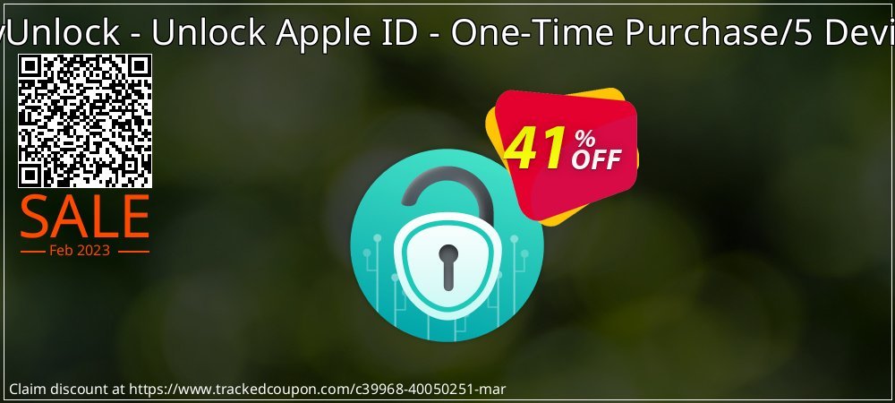 AnyUnlock - Unlock Apple ID - One-Time Purchase/5 Devices coupon on World Party Day sales