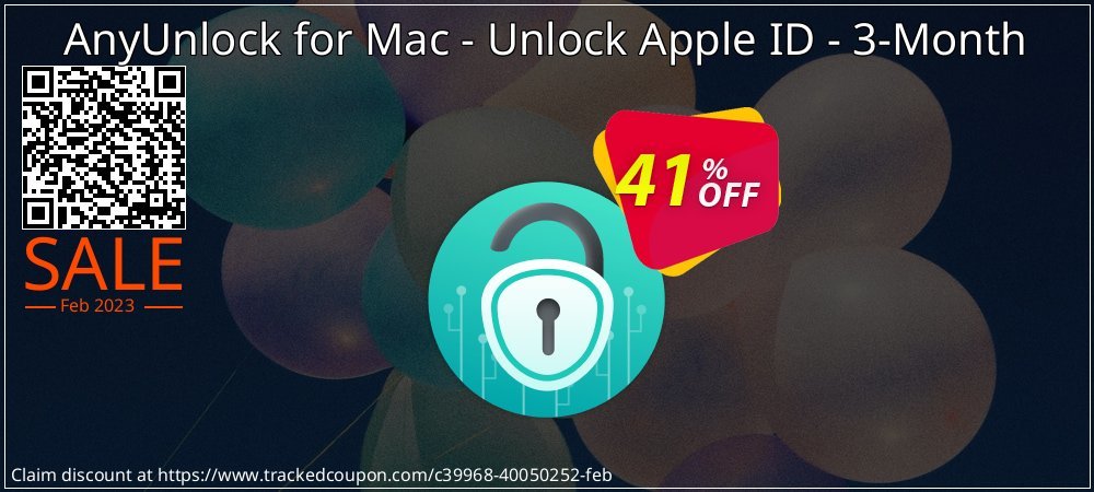 AnyUnlock for Mac - Unlock Apple ID - 3-Month coupon on Working Day offer