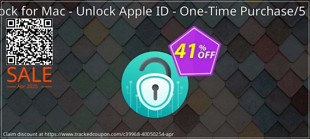 AnyUnlock for Mac - Unlock Apple ID - One-Time Purchase/5 Devices coupon on World Password Day offering discount