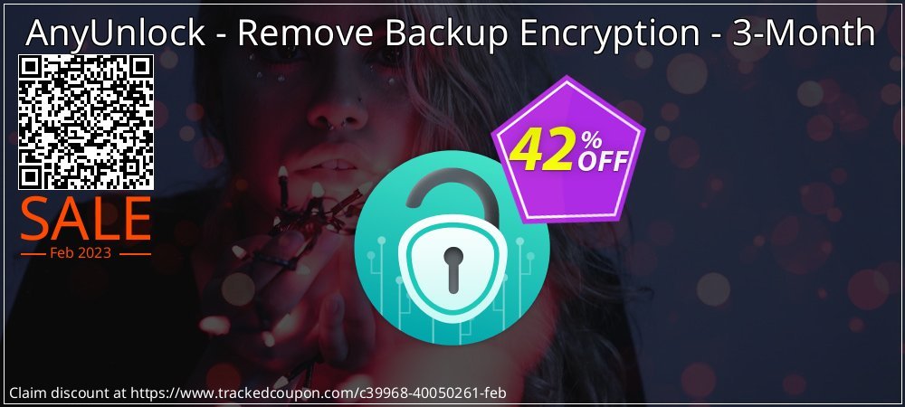 AnyUnlock - Remove Backup Encryption - 3-Month coupon on World Party Day deals