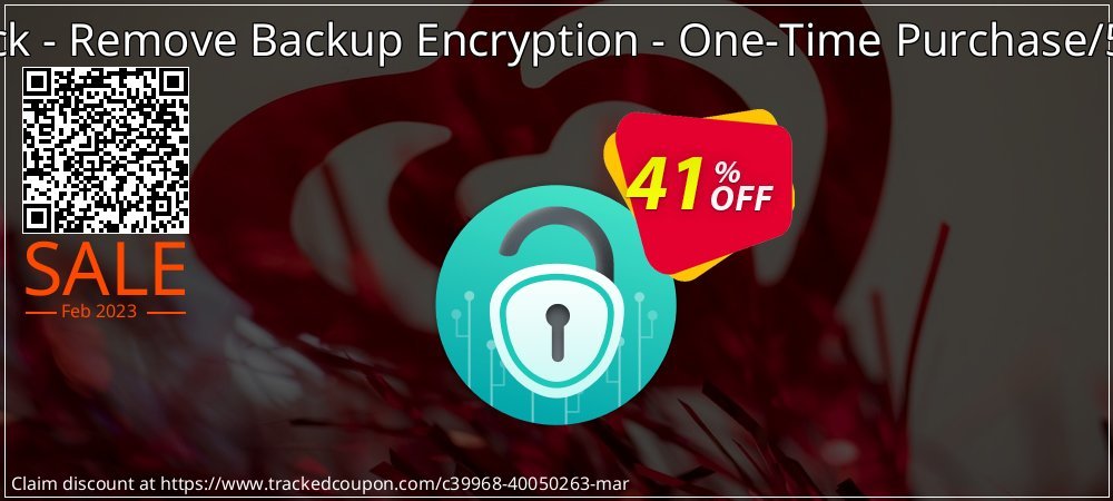 AnyUnlock - Remove Backup Encryption - One-Time Purchase/5 Devices coupon on Easter Day discount