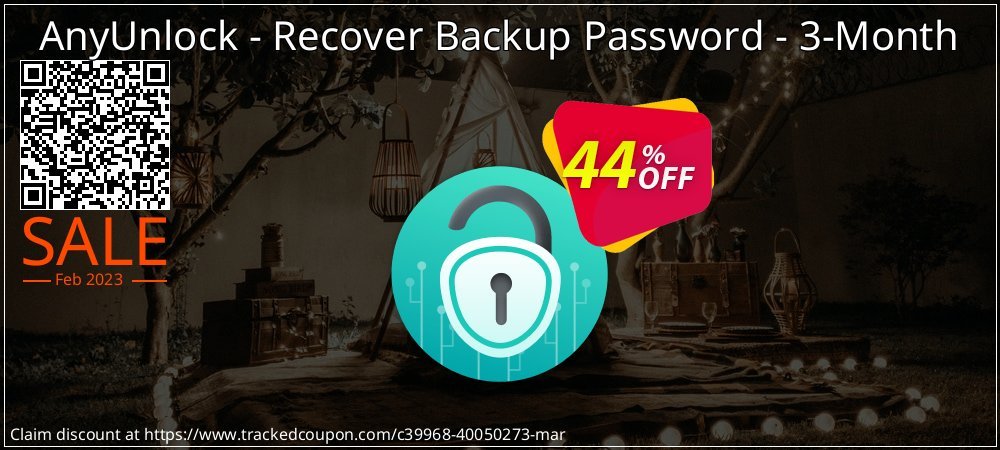 AnyUnlock - Recover Backup Password - 3-Month coupon on Constitution Memorial Day offering sales