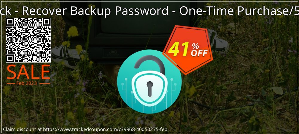 AnyUnlock - Recover Backup Password - One-Time Purchase/5 Devices coupon on World Backup Day offering sales