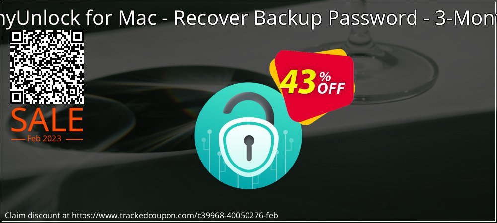 AnyUnlock for Mac - Recover Backup Password - 3-Month coupon on World Party Day discounts