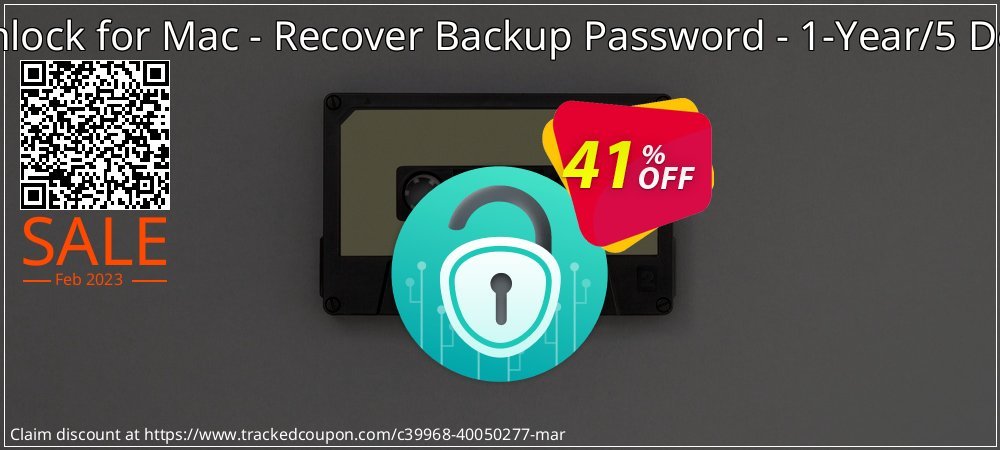 AnyUnlock for Mac - Recover Backup Password - 1-Year/5 Devices coupon on Working Day sales
