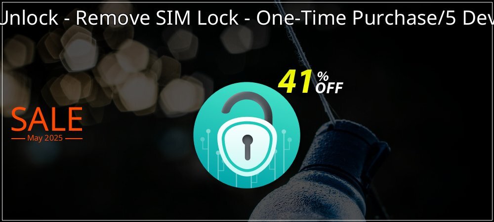 AnyUnlock - Remove SIM Lock - One-Time Purchase/5 Devices coupon on World Whisky Day offering discount