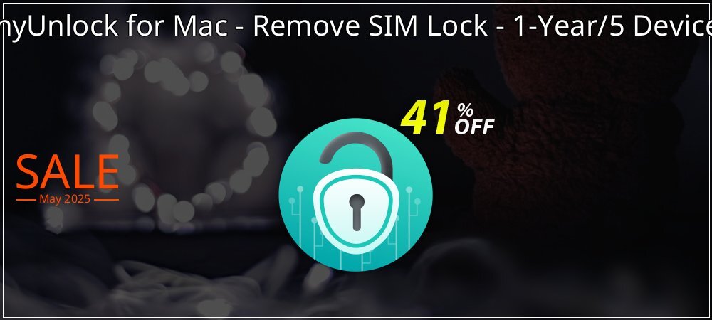 AnyUnlock for Mac - Remove SIM Lock - 1-Year/5 Devices coupon on Virtual Vacation Day offering discount