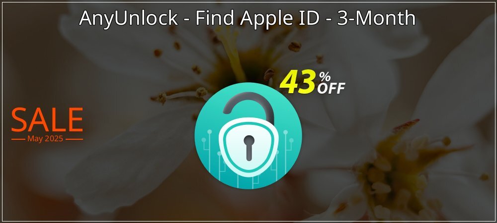 AnyUnlock - Find Apple ID - 3-Month coupon on World Backup Day super sale