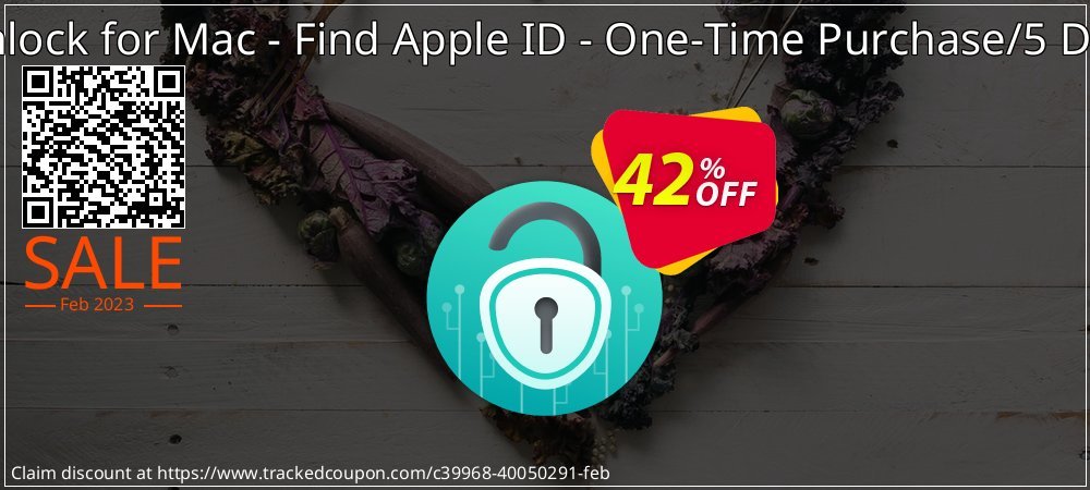 AnyUnlock for Mac - Find Apple ID - One-Time Purchase/5 Devices coupon on National Loyalty Day offering sales