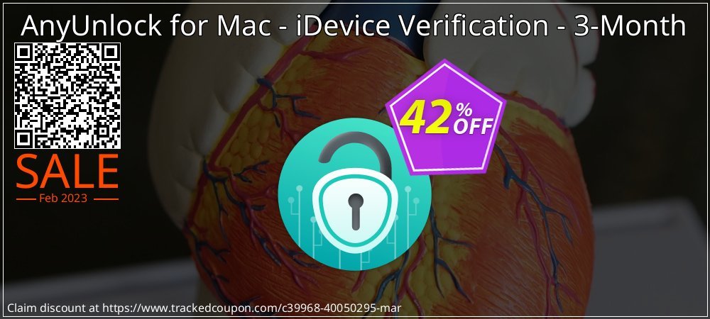 AnyUnlock for Mac - iDevice Verification - 3-Month coupon on National Walking Day promotions