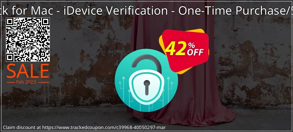 AnyUnlock for Mac - iDevice Verification - One-Time Purchase/5 Devices coupon on Working Day offer