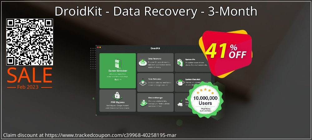 DroidKit - Data Recovery - 3-Month coupon on National Walking Day promotions