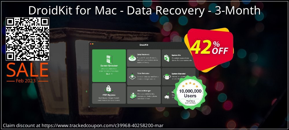 DroidKit for Mac - Data Recovery - 3-Month coupon on National Walking Day offering discount