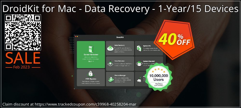 DroidKit for Mac - Data Recovery - 1-Year/15 Devices coupon on Christmas & New Year discounts