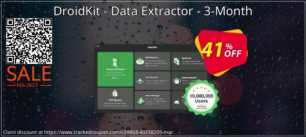 DroidKit - Data Extractor - 3-Month coupon on National Walking Day sales