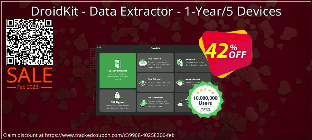 DroidKit - Data Extractor - 1-Year/5 Devices coupon on World Party Day deals