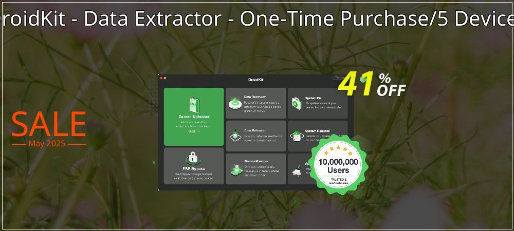 DroidKit - Data Extractor - One-Time Purchase/5 Devices coupon on Working Day discount